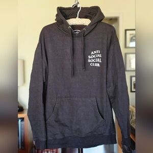 Anti Social Social Club Black Hooded Sweatshirt